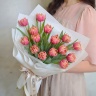Монобукет из пионовидных тюльпанов Columbus №971
