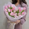 Букет из тюльпанов Dynasty и гиацинтов №587