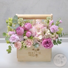 Фирменный цветочный Flowerbox, композиция 292