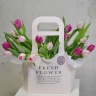 Цветочная сумочка с тюльпанами №796