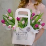 Цветочная сумочка с тюльпанами №796